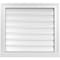 Ekena Millwork Vertical Surface Mount PVC Gable Vent: Functional, w/ 2"W x 2"P Brickmould Sill Frame, 24"W x 22"H GVPVE24X2203SF - alternate 1
